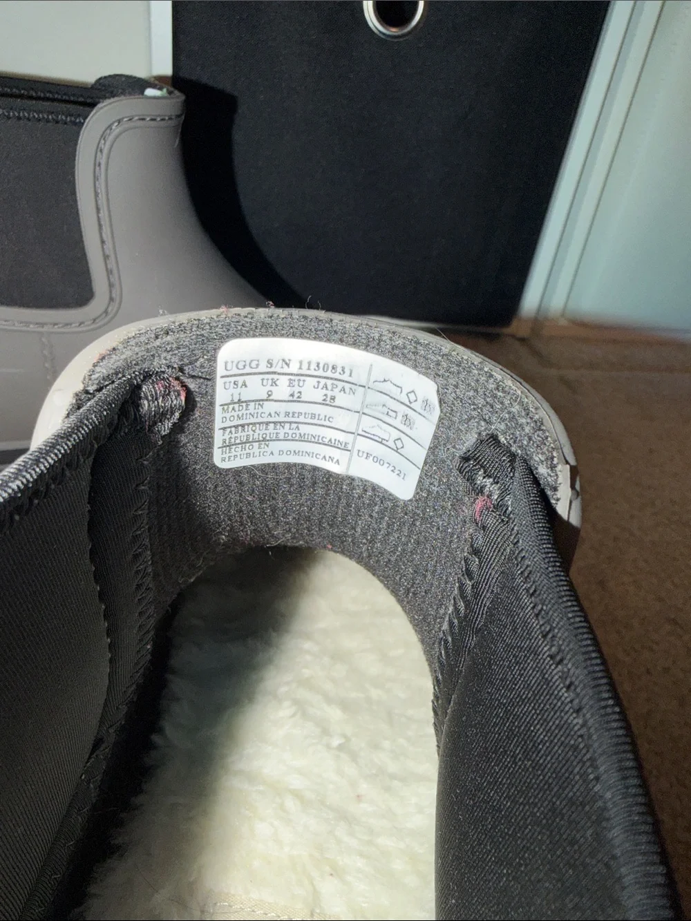 UGG Taupe Waterproof Ankle Boots